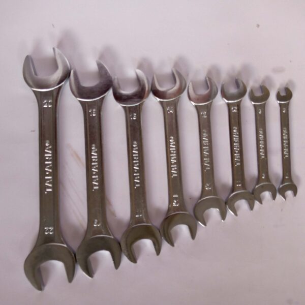 TAPARIA 6X7 TO 20X22 - 8PCS Double Sided Open End Wrench (Pack of 8 Pcs) - Image 2