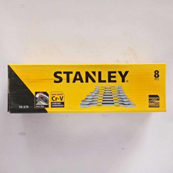 STANLEY- 6X7 TO 20X22 - 8PCS Double Sided Open End Wrench  (Pack of 8 Pcs) - Image 5