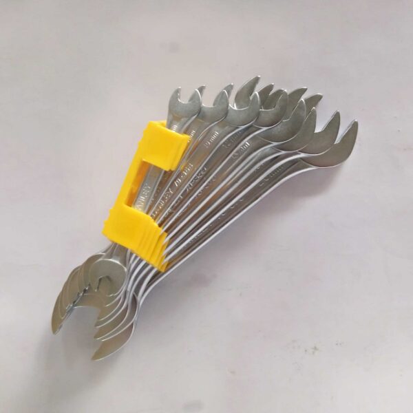 STANLEY- 6X7 TO 20X22 - 8PCS Double Sided Open End Wrench  (Pack of 8 Pcs) - Image 3