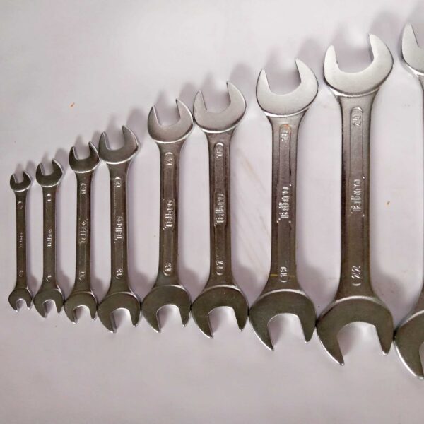 IMG_20210319_165526_741 Talbro -6X7 TO 30X32 - 12PCS Double Sided Open End Wrench  (Pack of 12 Pcs) - Image 2
