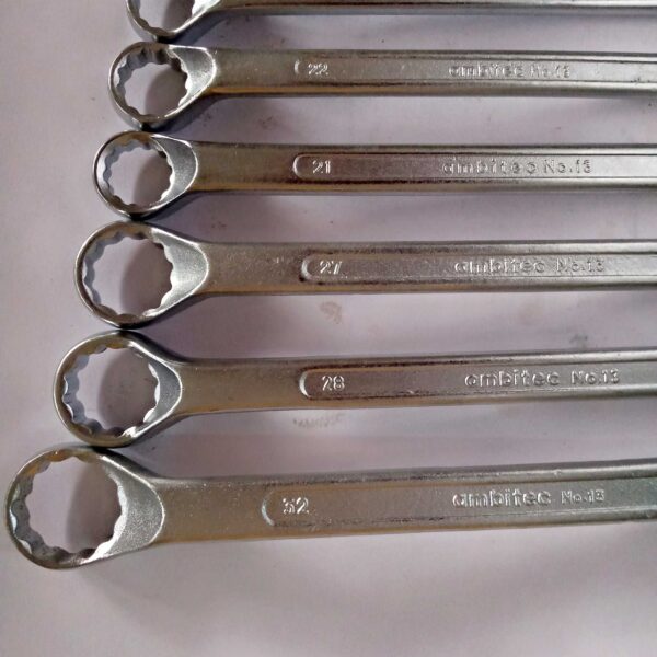 AMBITEC -6X7 TO 30X32 - 12PCS Double Sided Ring End Wrench (Pack of 12 Pcs) - Image 4