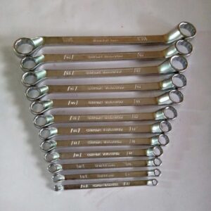 BANSAL TOOLS -6X7 TO 30X32 - 12PCS Double Sided Ring End Wrench (Pack of 12 Pcs)