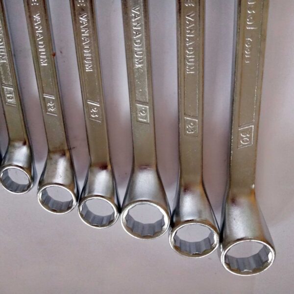 BANSAL TOOLS -6X7 TO 30X32 - 12PCS Double Sided Ring End Wrench (Pack of 12 Pcs) - Image 5