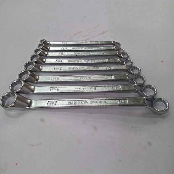 IMG_20210319_175432_660 BANSAL TOOLS -6X7 TO 20X22 - 8PCS Double Sided Ring End Wrench (Pack of 8 Pcs) - Image 2