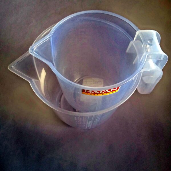 Measuring Mugs 1000/2000 ml Moulded in Polypropylene 2Pcs Combo SET - Image 4