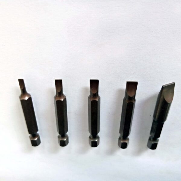 AJAY combo set of SLOTTED Screwdriver Bits 6 Pcs 60MM LONG - Image 2