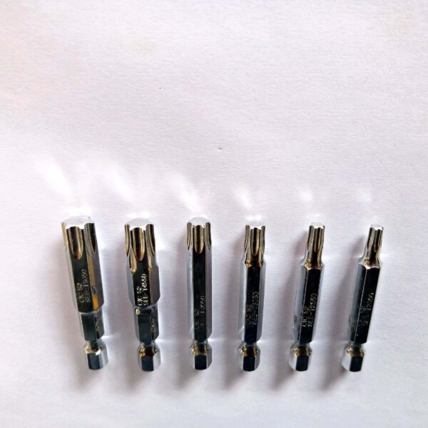 CIC Combo set of Torx Screwdriver Bits-Pack Of 6-50MM Long - Image 5