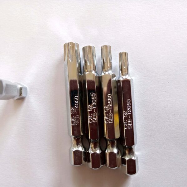CIC Combo set of Torx Screwdriver Bits-Pack Of 6-50MM Long - Image 2