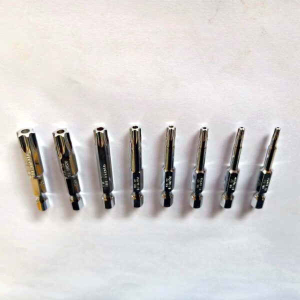 CIC Combo set of Torx With Hole Screwdriver Bits-Pack Of 8-50MM Long - Image 3