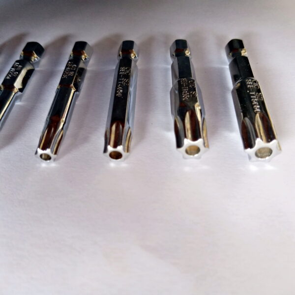 CIC Combo set of Torx With Hole Screwdriver Bits-Pack Of 8-50MM Long - Image 4