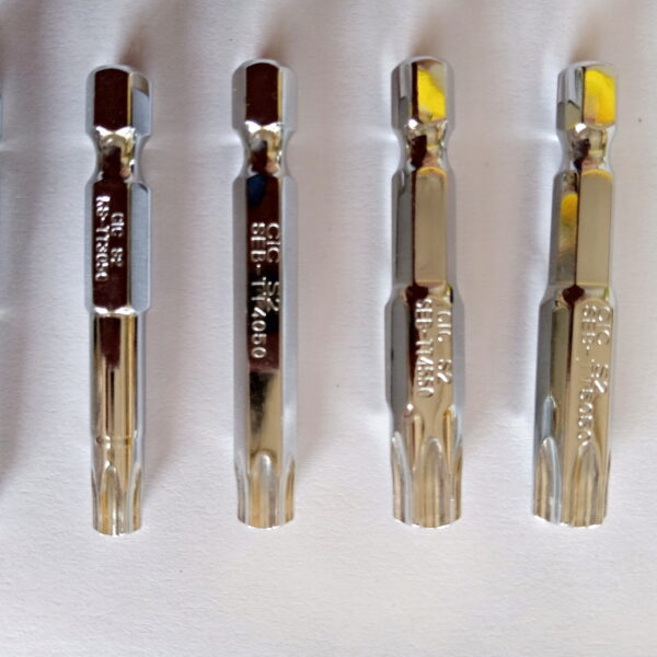 CIC Combo set of Torx With Hole Screwdriver Bits-Pack Of 8-50MM Long - Image 6