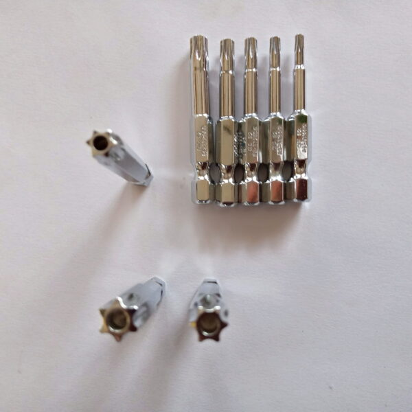 CIC Combo set of Torx With Hole Screwdriver Bits-Pack Of 8-50MM Long - Image 9