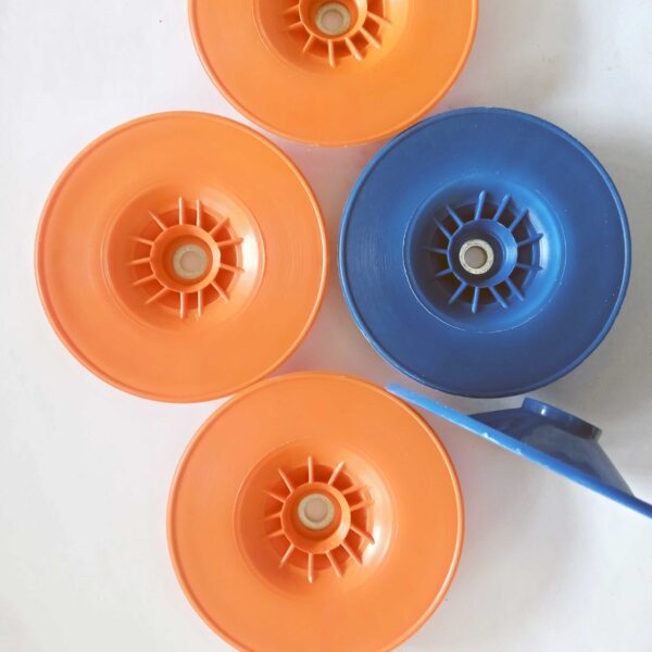 Plastic Backing Pad With Grinder Nut for Sanding, 5"/125 MM-SET OF 5 PCs - Image 3