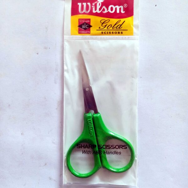 WILSON Gold Stainless steel 4.5" Multipurpose Scissor - Pack of 10 pcs set - Image 3