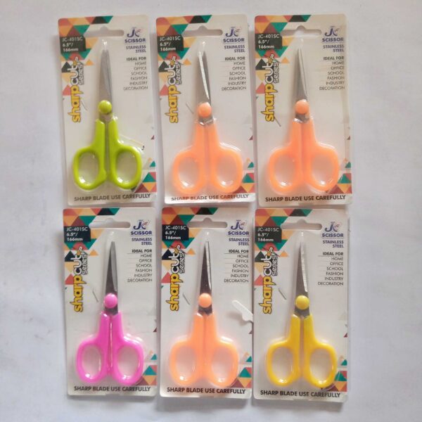 JK Sharp Cut Stainless steel 6.5" Multipurpose Scissor - Pack of 6 pcs set - Image 2