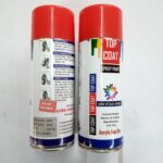 TOP COAT Multipurpose Colour Spray Paint Can for Cars and Bikes (4G RED, 400ml)