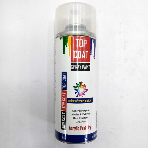 TOP COAT Multipurpose Colour Spray Paint Can for Cars and Bikes (Special GOLD, 400ml) - Image 2
