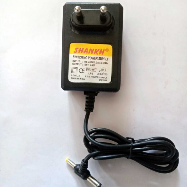 SHANKH  12V 1A DC Power Supply Adapter - Image 4