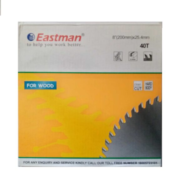 EASTMAN-TCT Wood Circular Saw Blade - 8Inch * 40Teeth - Image 4
