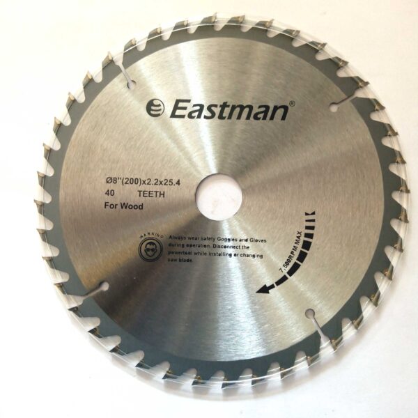 EASTMAN-TCT Wood Circular Saw Blade - 8Inch * 40Teeth - Image 2
