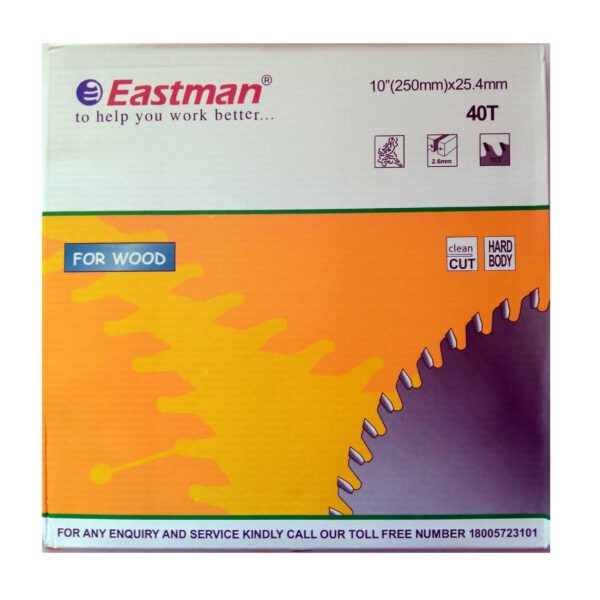 EASTMAN-TCT Wood Circular Saw Blade - 10Inch * 40Teeth - Image 4