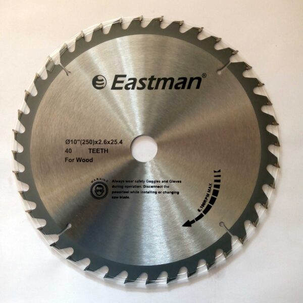 EASTMAN-TCT Wood Circular Saw Blade - 10Inch * 40Teeth - Image 2