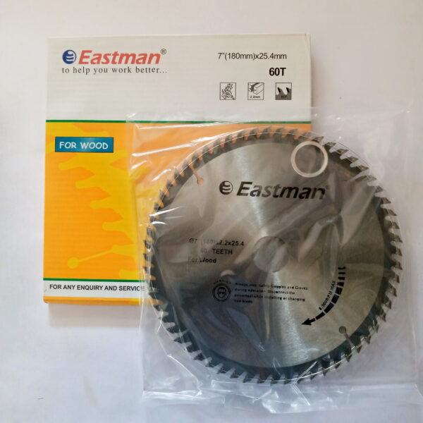 IMG_20210328_123647_447 EASTMAN-TCT Wood Circular Saw Blade - 7Inch * 60Teeth - Image 1