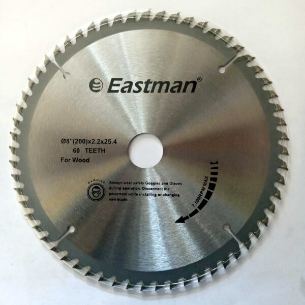 IMG_20210328_123927_739 EASTMAN-TCT Wood Circular Saw Blade - 8Inch * 60Teeth - Image 3