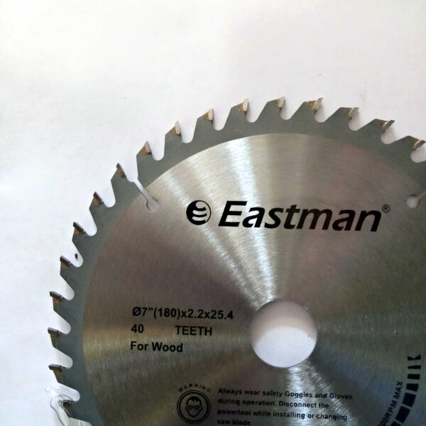 EASTMAN-TCT Wood Circular Saw Blade - 7Inch * 40Teeth - Image 3