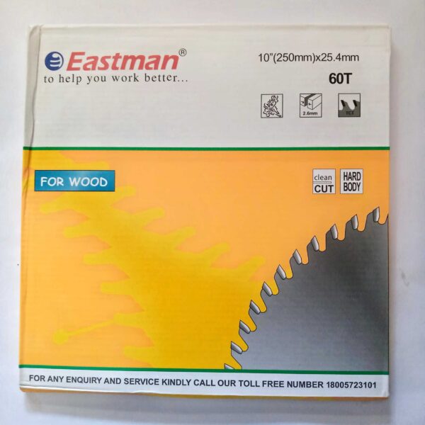 EASTMAN-TCT Wood Circular Saw Blade - 10Inch * 60Teeth - Image 5