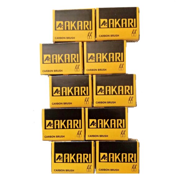 AKARI - Carbon Brush-2-20, Less Heat Durable Better Performance Carbon Brush Set-of 10pcs pair - Image 2