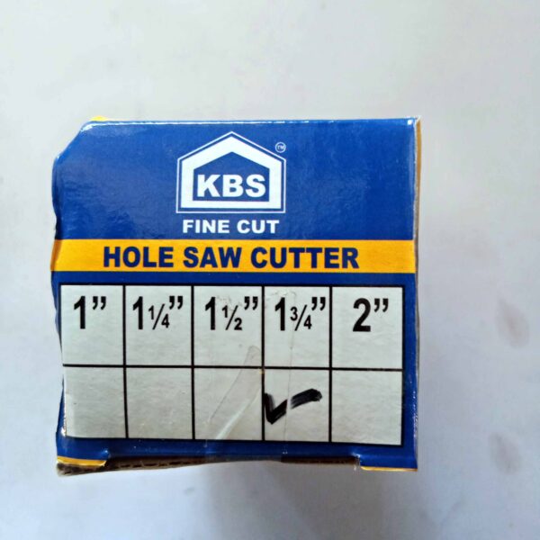 KBS FINE CUT-45mm Carbon Steel Tipped Bit Metal Hole Saw Cutter Heavy Duty New - Image 6