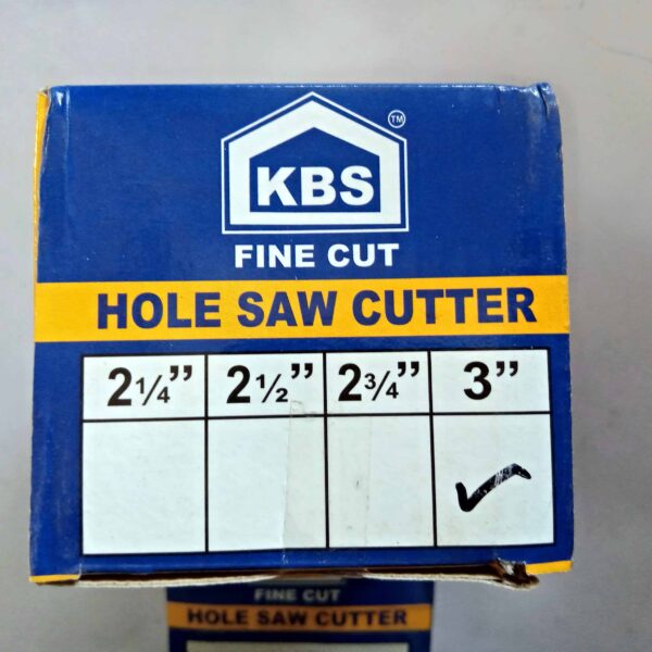 KBS FINE CUT-76mm Carbon Steel Tipped Bit Metal Hole Saw Cutter Heavy Duty New - Image 6