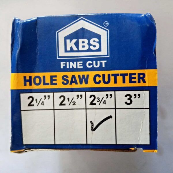 KBS FINE CUT-70mm Carbon Steel Tipped Bit Metal Hole Saw Cutter Heavy Duty New - Image 5