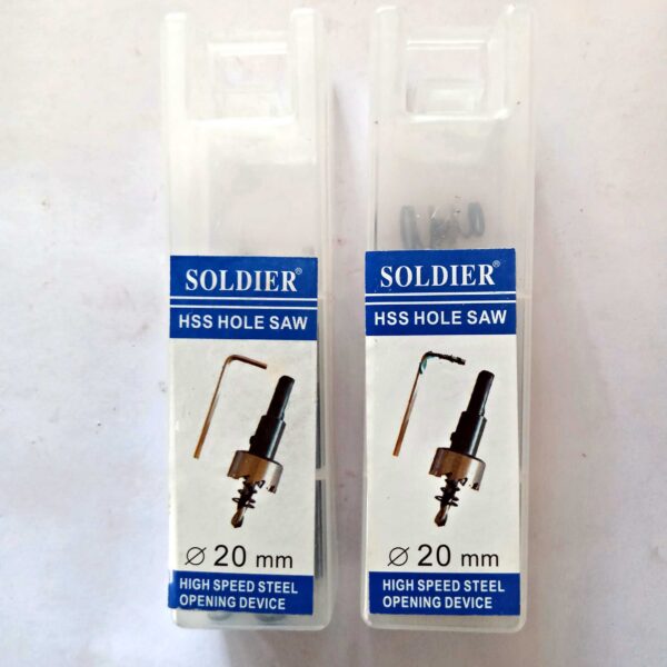 High Speed Steel HSS-Tipped Drill Bit Metal Hole Saw Cutter Heavy Duty-20mm - Image 3