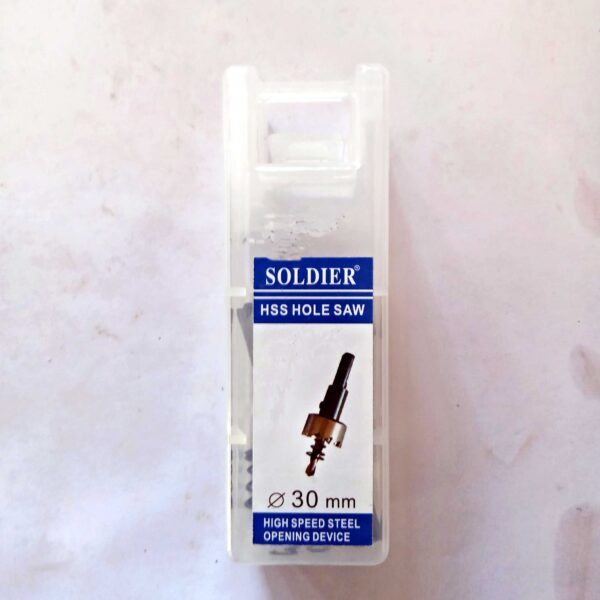 High Speed Steel HSS-Tipped Drill Bit Metal Hole Saw Cutter Heavy Duty-30mm - Image 4