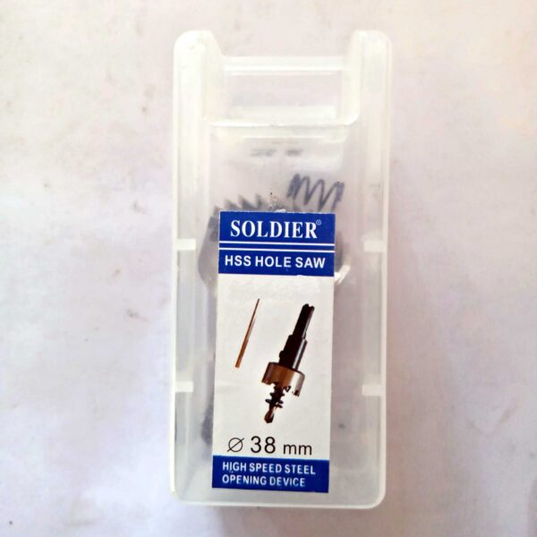 High Speed Steel HSS-Tipped Drill Bit Metal Hole Saw Cutter Heavy Duty-38mm - Image 5