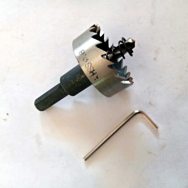 High Speed Steel HSS-Tipped Drill Bit Metal Hole Saw Cutter Heavy Duty-38mm - Image 2