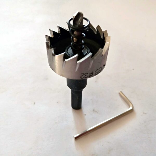 High Speed Steel HSS-Tipped Drill Bit Metal Hole Saw Cutter Heavy Duty-32mm - Image 4