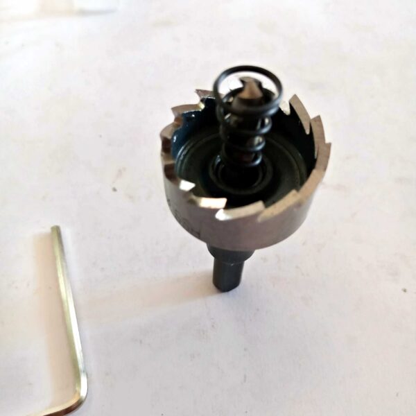 IMG_20210328_151109_235 High Speed Steel HSS-Tipped Drill Bit Metal Hole Saw Cutter Heavy Duty-28mm - Image 2
