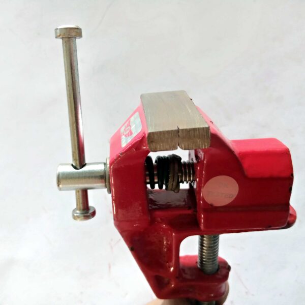 JF TOOLS - HEAVY DUTY PROFESSIONAL FIXED BASE BABY VICE-40MM - Image 3