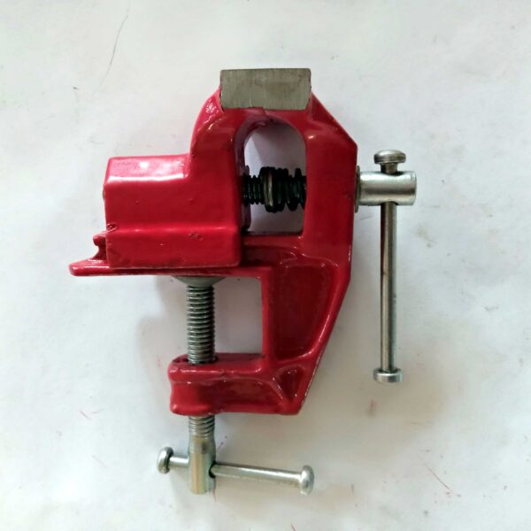 JF TOOLS - HEAVY DUTY PROFESSIONAL FIXED BASE BABY VICE-50MM - Image 6