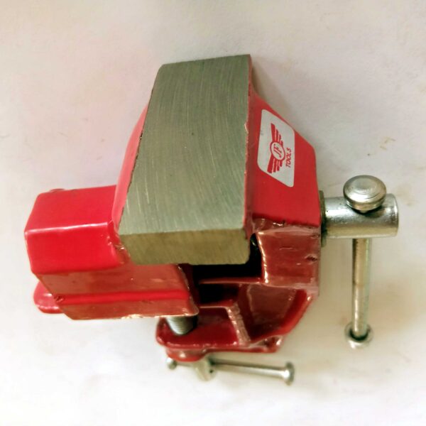 JF TOOLS - HEAVY DUTY PROFESSIONAL FIXED BASE BABY VICE-50MM - Image 2