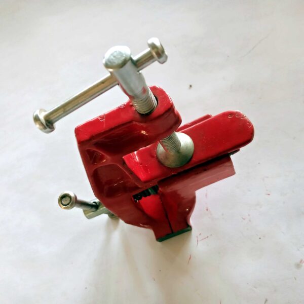 JF TOOLS - HEAVY DUTY PROFESSIONAL FIXED BASE BABY VICE-50MM - Image 5