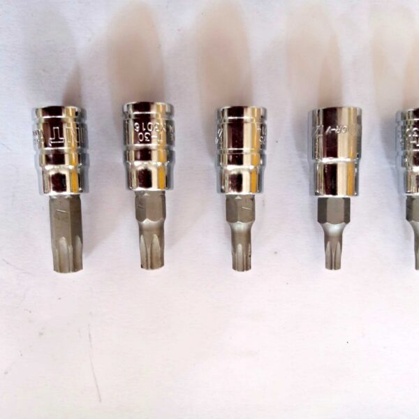 Combo set of Torx Bit Socket 1/4" Sq.Drive-Screwdriver Bits-Pack Of 6 - Image 3