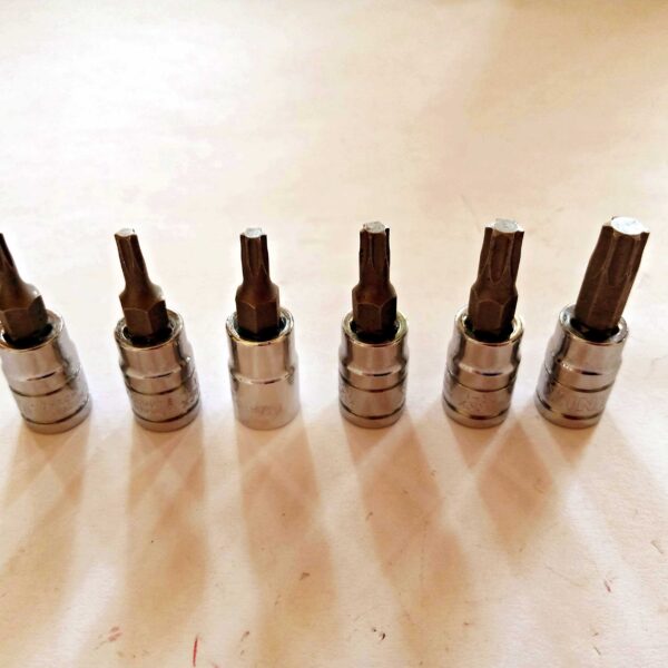 Combo set of Torx Bit Socket 1/4" Sq.Drive-Screwdriver Bits-Pack Of 6 - Image 5