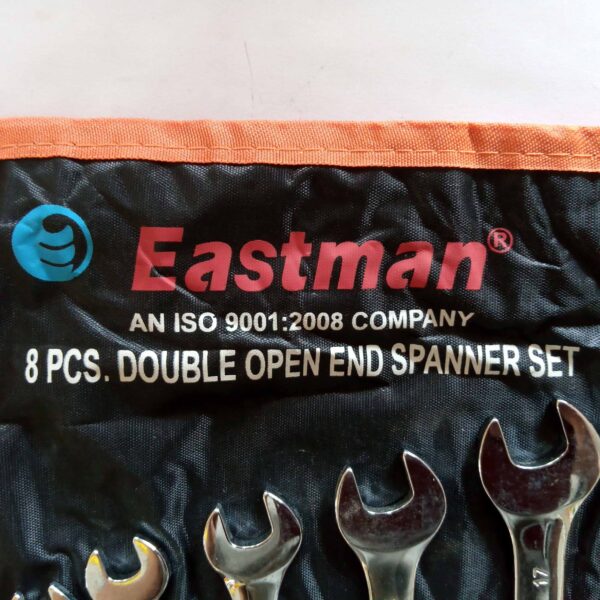 EASTMAN - 6X7 mm TO 20X22 mm-8 Pcs Open End Wrench Set ELLIPTICLE PANEL - Image 8