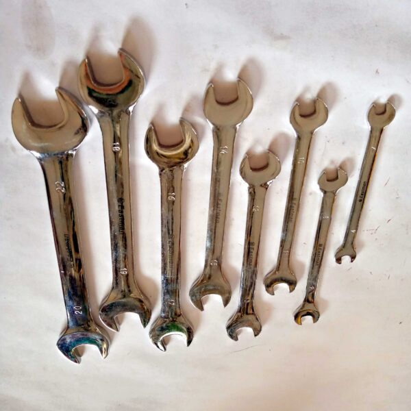 EASTMAN - 6X7 mm TO 20X22 mm-8 Pcs Open End Wrench Set ELLIPTICLE PANEL - Image 4