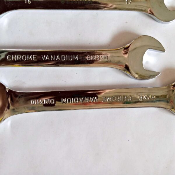 EASTMAN - 6X7 mm TO 20X22 mm-8 Pcs Open End Wrench Set ELLIPTICLE PANEL - Image 6