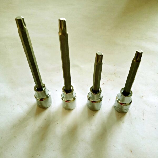 Combo set of Torx Bit Socket 1/2" Sq. Drive-Bits Socket-LONG-Pack Of 4 T40/45 - Image 4
